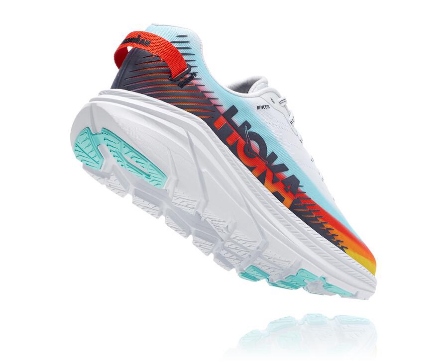 Hoka One One Running Shoes Mens White/Blue - Ironman Rincon 2 - 41263DURZ